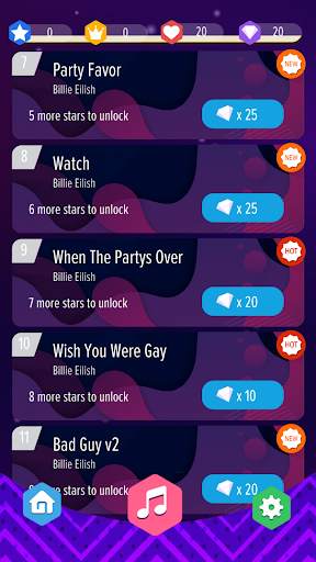 Billie Eilish : Piano Tiles 8 screenshot 8