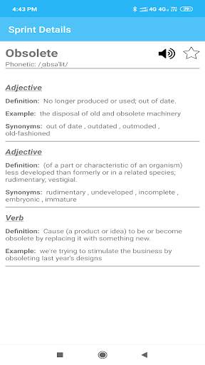 Word Sprint (Dictionary) screenshot 5