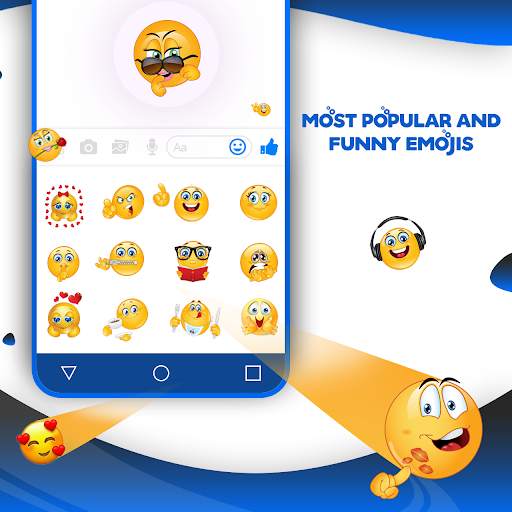 Blue Keyboard Theme स्क्रीनशॉट 5