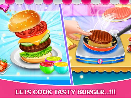 Cooking Burger Delivery Game screenshot 2