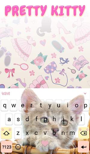 Pretty Kitty Animated Keyboard स्क्रीनशॉट 2