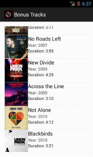 Linkin Park Lyrics 3 تصوير الشاشة