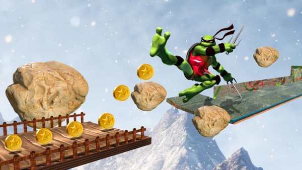 Temple Escape Ninja Turtle Run 3D screenshot 3