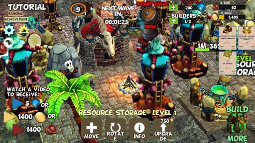 ☣️ Clash Of Orcs ⛺️ City Building Defense War TD screenshot 6