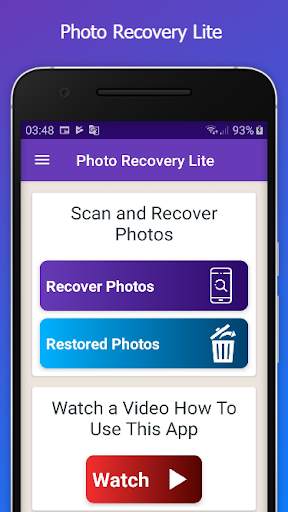 Photo Recovery Lite - free screenshot 1