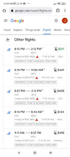 Cheap Flights by Google screenshot 4
