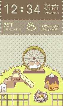 Hamster GO Locker Theme screenshot 1