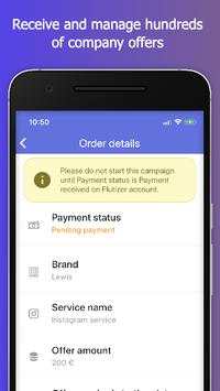 Flutizer - Gana dinero con tus redes sociales screenshot 8
