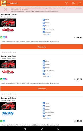 US Car Hire - USA Car Rentals screenshot 17