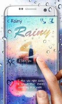(FREE) GO SMS RAINY THEME screenshot 1
