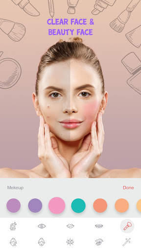 Beauty Face Makeup, Beauty Plus Camera Photo Maker 4 تصوير الشاشة