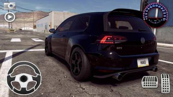Driving Volkswagen Golf New Simulator screenshot 2