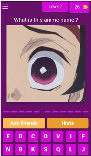 Quiz Anime eyes - 4 pics best Anime game ever скриншот 2
