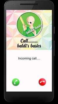 Fake Call From Baldi - OMG HE SO FUNNY screenshot 3