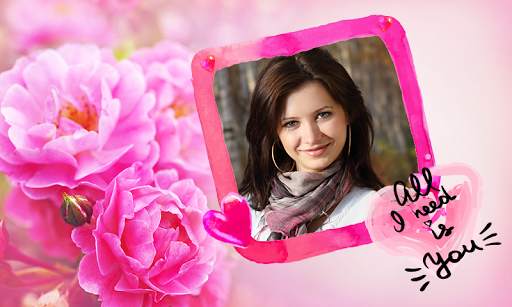 Photo Editor & Photo Frames Rose Flower Background screenshot 7