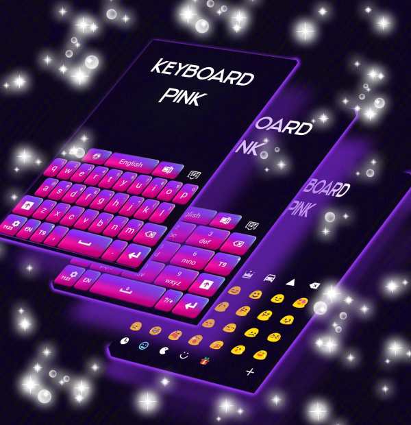 Keyboard Pink And Purple screenshot 3