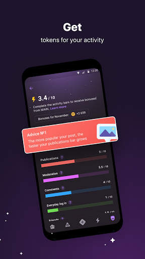 MAIN: crypto social network screenshot 5