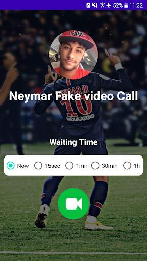 Neymar Fake video call screenshot 2