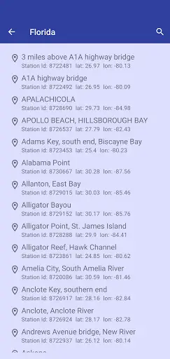 Tide Table 5 تصوير الشاشة