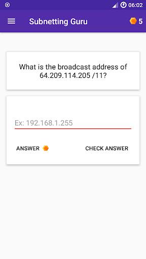 Subnetting Guru: Practice Quizes For The CCNA Exam screenshot 1