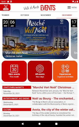 Valle d'Aosta Events screenshot 7