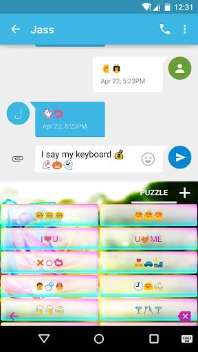 Rainbow Rose Emoji Keyboard screenshot 4