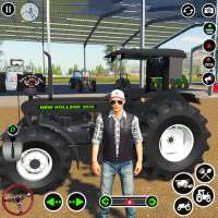 agricolo trattore 3d autista icon