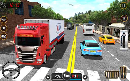 Euro Cargo Truck Driving Simulator 3D screenshot 2