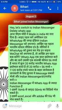 Indian Messenger Free Voice Calling And Chatting screenshot 3