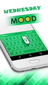 Mood Themes Wednesday Lucky Green Theme Keyboard screenshot 1