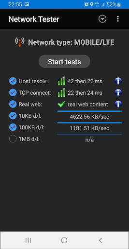 Network Tester screenshot 2