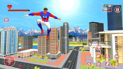 Super-Hero Flying Simulator 3D screenshot 2
