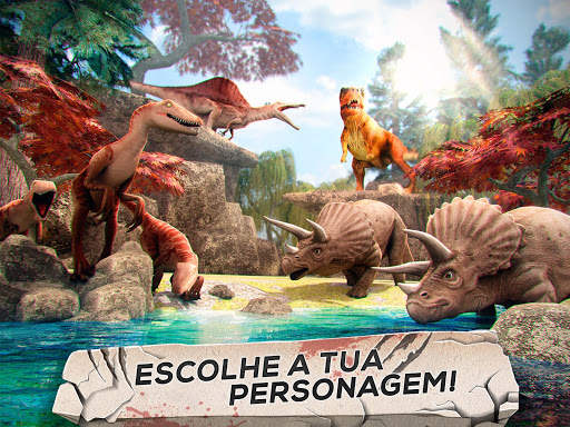 Simulação de Dinossauros 3D - Corridas Jurássicas screenshot 9