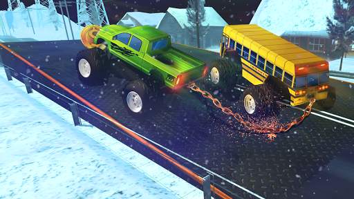 Chained Monster Truck 3D Crazy Car Racing screenshot 4