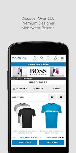 Mainline Menswear screenshot 2