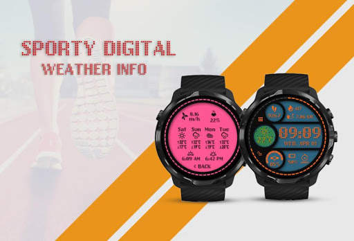 Sporty Digital Watch Face screenshot 6