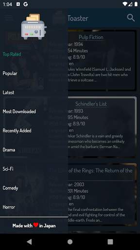 Toaster - Movie Library screenshot 2