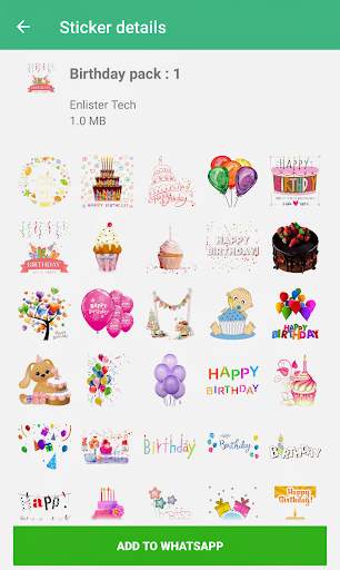 Happy Birthday Stickers 2020 for Whatsapp screenshot 5