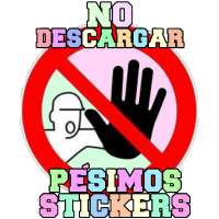 Stickers pésimos para WhatsApp