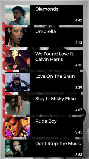 Rihanna All Song All Album Music Music Video screenshot 6