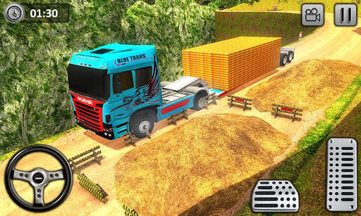 Bergauf Gold Transporter LKW fahren screenshot 4