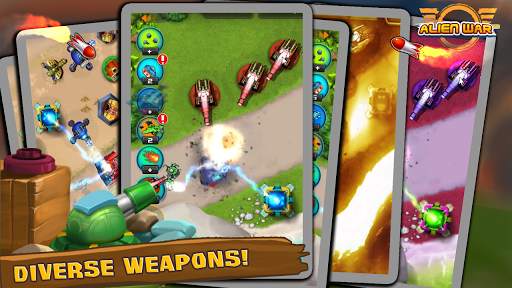 Tower Defense: Alien War TD screenshot 4