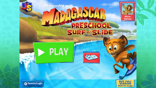 Madagascar Surf n' Slides Free screenshot 1