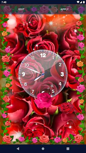 Elegant RedRose Live Wallpaper screenshot 3