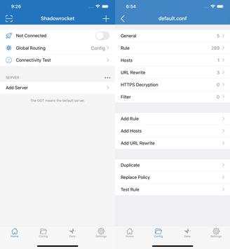 Shadowrocket VPN screenshot 1