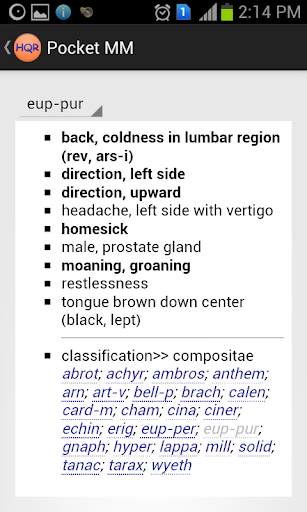 Homeopathic Quick Reference screenshot 2