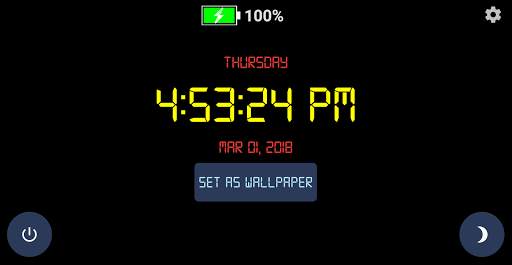 Digital Clock Live Wallpaper screenshot 8