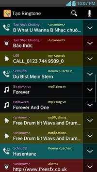 Tao Nhac Chuong( Ringtone ) screenshot 4