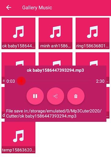 Mp3 Cutter - Sound Cutter - Ringtones Maker screenshot 4