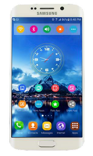 Launcher Galaxy J7 Theme screenshot 4